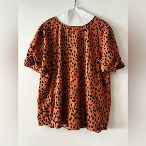 Animal Print Blouse, Papermoon, XL